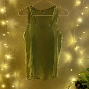 Banana Republic flowey blue silk top